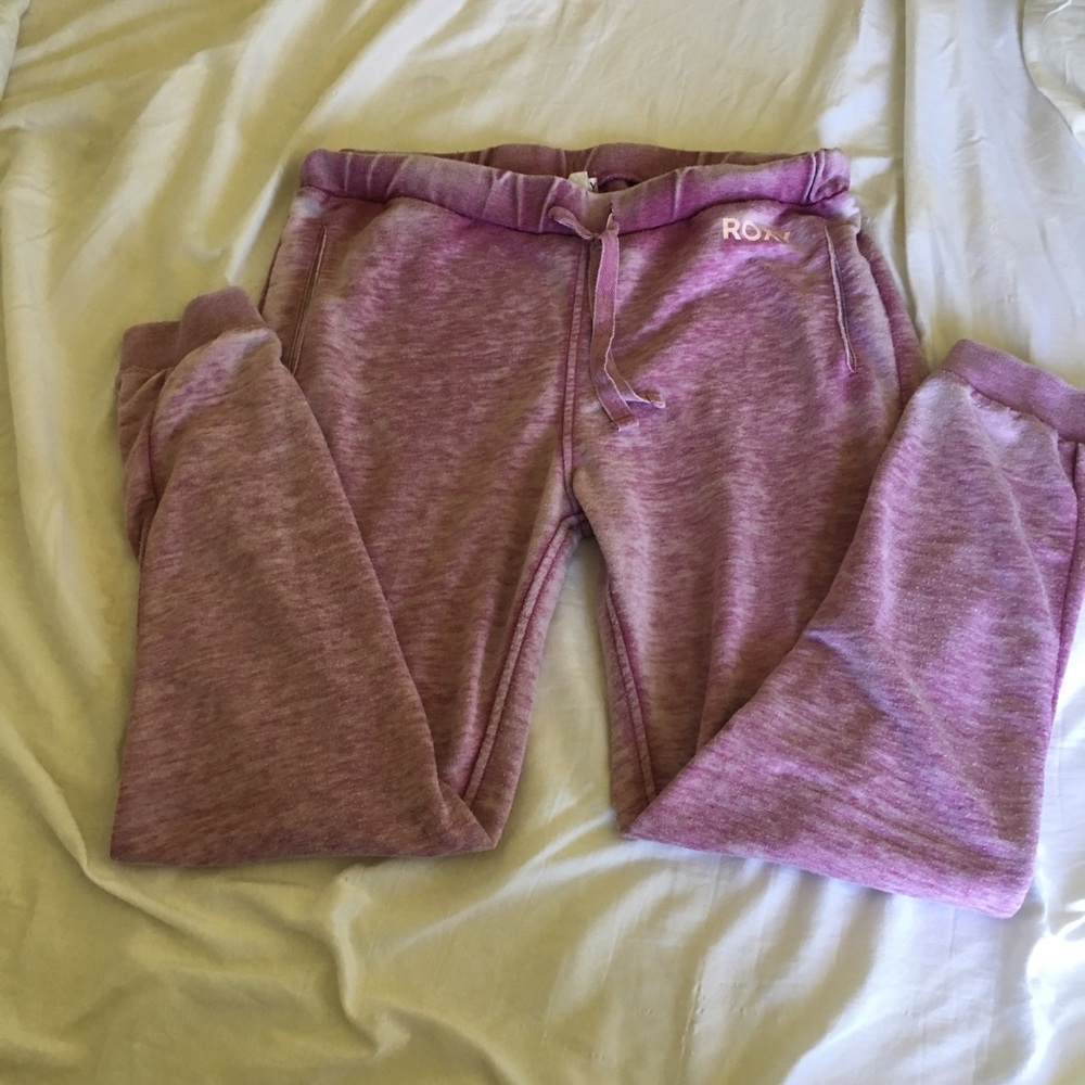 Roxy Pink Ombré Capri Sweats Size Small!